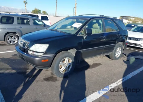 2001 Lexus Rx 300 z USA, uszkodzony, nr VIN JTJHF10U910197047